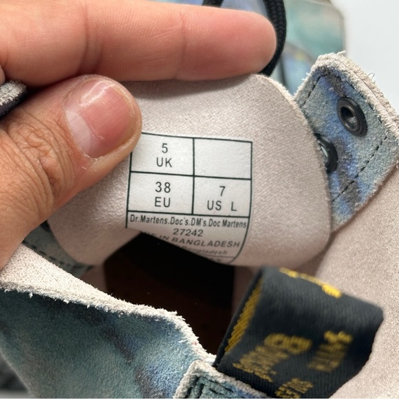 Dr. Martens 1460 Pascal Boot Unisex BLUE Tie Dye  Size 5 UK 7 Women  6 Men Boot - Picture 10 of 12